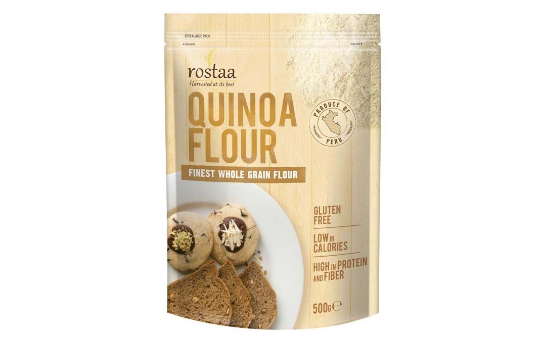 Rostaa Quinoa Flour (Finest Whole Grain Flour)   Pack  500 grams